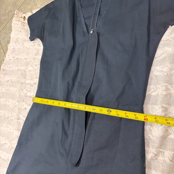 ROUCHA - JON V-NECK CURVED NECK CANVAS JUMPSUIT SZ A MORDERN CITY UTILITIES - Picture 8 of 15